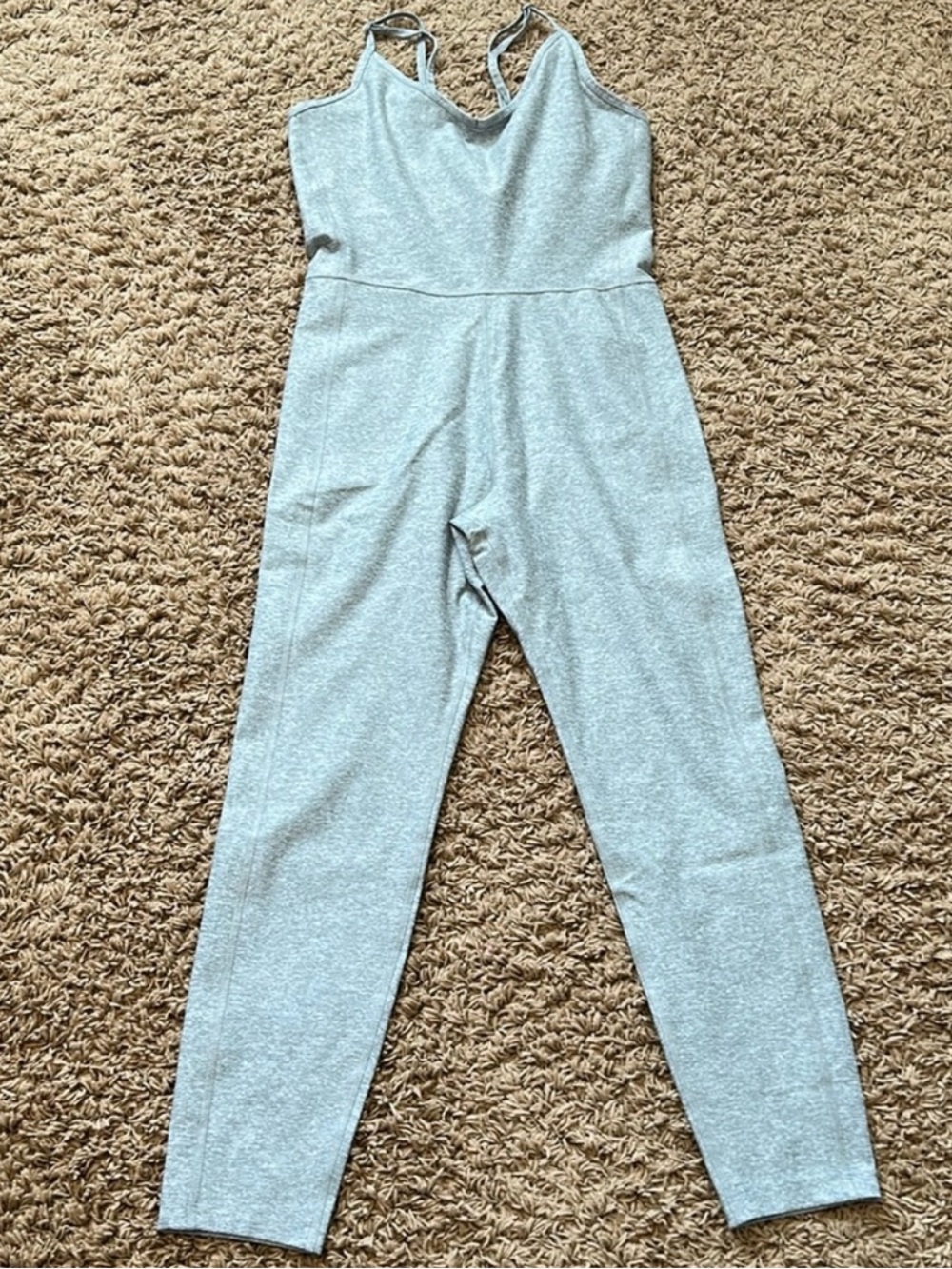 Old Navy cloud gray athletic jumper romper size medium